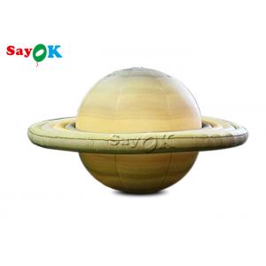 China 0.25mm PVC 60 Inches Inflatable Saturn Planet Balloons For Educational Institution supplier