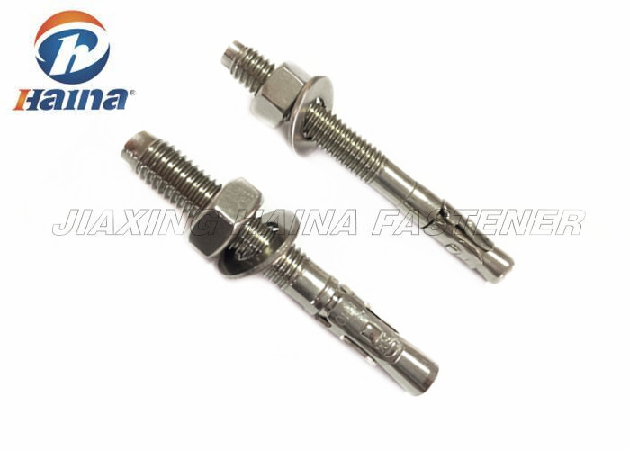 Stainless Steel 304 316 Wedge Through Bolts Ss316 M12x120 Heavy Duty Anchor For Sale Expansion