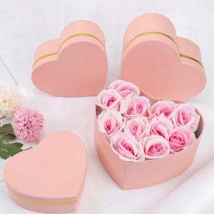 China Valentine's Day Heart Shaped Gift Box for Rose Soap Flower Good and Advanced Technology supplier