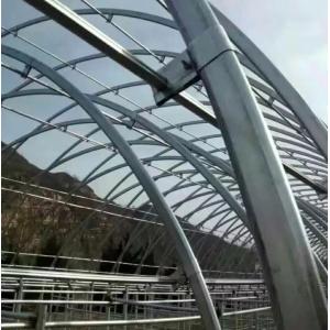 Agricultural Solar Single-Span Greenhouses Accessories 8*30m The Cheapest  Plastic Film Tunnel Greenhouse