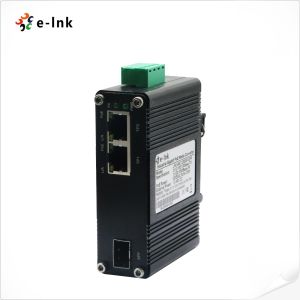 60W Fiber Optic To Ethernet Converter SFP to 2xRj45 Converter POE++ 48V DC Media Converter