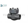 Bolted Bonnet Forged Steel Valves , Swing Type Carbon Steel Valves With NPT