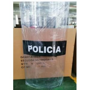 Polycarbonate Shield Anti Riot Police Equipment 120cm Height