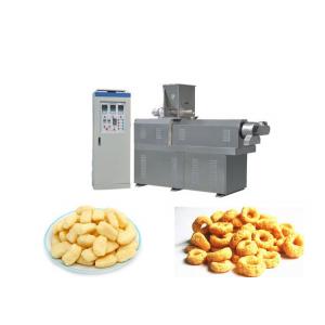 China High Efficiency Puffed Corn Snack Making Machinery, Twin Screw Extruder Snacks Food Machine wholesale
