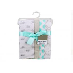 China Breathable Cosy Baby Feeding Cloth , 100% Cotton Flannel Burp Cloths Low Cadium supplier