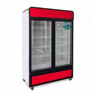 Supermarket Upright freezer Showcase Glass Door Cooler Manufacturer