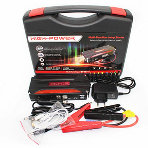 68800mAh/20000mAh 12V Car Jump Starter 4 USB Power Plug Emergency Battery