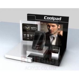 Store mobile phone display showcase, cell phone accessory display stand,