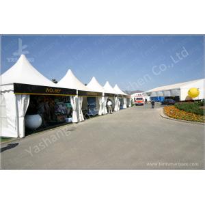 China Outside Show Activities High Peak Tension Tents With 850Gsm Top Cover Fabric Cover supplier