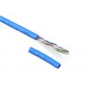 China 100 Foot FTP Cat6A Cable Blue Color For Digital Communication 30 Voltage wholesale