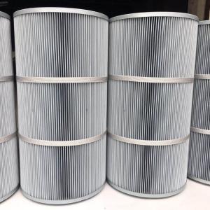 China Synthetic Fiber Industrial Air Filter Cartridges 0.1 micron Polyester Antistatic supplier