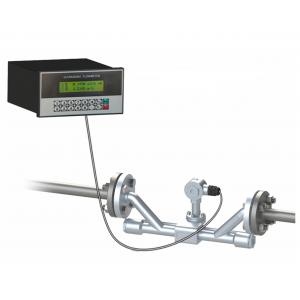 Panel Mount Ultrasonic Flow Meter ISO9001 For Water Treatment Plant
