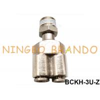China Male Y Push In Tube Brass Pneumatic Hose Fitting 4mm 6mm 8mm 10mm 12mm on sale