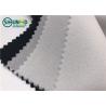 China Twill Woven Woven Interlining Stretch Interfacing White And Black Color wholesale