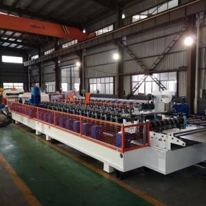 China 10m/Min Gear Box Drive Steel Silo Roll Forming Machine Grain Storage Side Wall Machine supplier