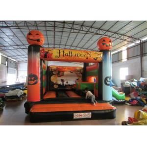 Inflatable Halloween Pumpkin Theme Minnie Mouse Jumping Castle Inflatable Halloween Bouncer