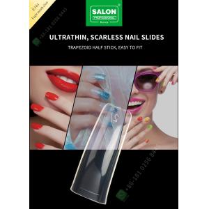 Salon beauty false eagle month square nail tips French manufacture acrylic extra-long half cover tips