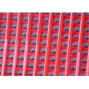 Steel Wire Rope Core Polyurethane Mesh Self Cleaning Polyurethane Screen Mesh