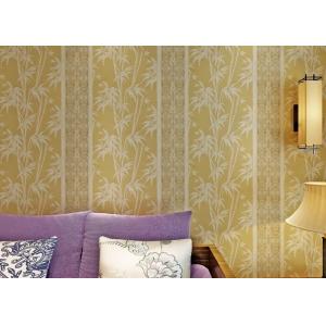 0.53*10 Living Room Asian Inspired Wallpaper / Asian Themed Wallpaper Beige Color