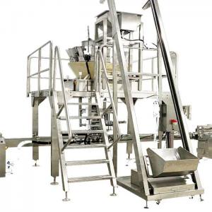 30-60trays/Min Vacuum Tray Sealer Machine , Food Factory Use Food Tray Packing Machine