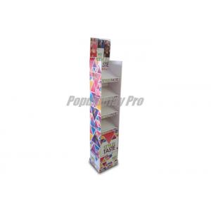 China Impact Graphics Cardboard Candy Display Lightweight With Four Shelves supplier