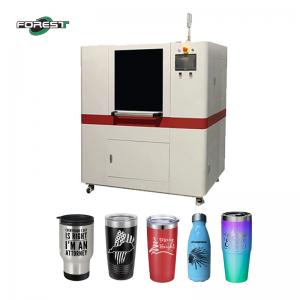 60HZ UV Printing Cylinder Inkjet Printer Customizable For Plastic Bottles