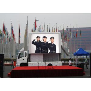 Silent Mobile Truck Led Display Panel , Led Mobile Billboard Great Waterproof