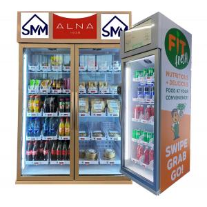 Smart Weight Sense Mini Vending Machine For Drinks , Fruits, office vending machine, juice vending machine, Micron