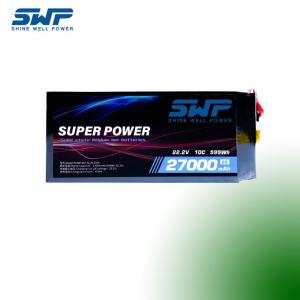 22.2V 27000mAh Solid State Battery Pack 270A Discharge Current NCM Cells
