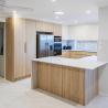 China Plain Wooden Textured Laminate Cabinets Custom White Melamine Modern wholesale