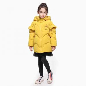 China Kid Boutique Clothing Lots Wholesale Winter New Style Children Sport Puffy Girl Hooded Down Jacket supplier