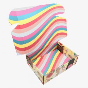 Corrugated Paper C2S Art Paper Apparel Packaging Boxes Rectangle