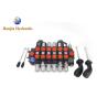 China 6 Bank Sectional Directional Control Valves Walvoil SD8/6 Replacement Manual And Joystick wholesale
