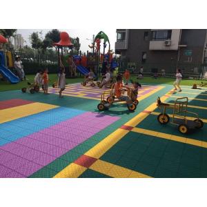 China Colorful Customized Removable Kindergarten Flooring Shock Absorber Green supplier