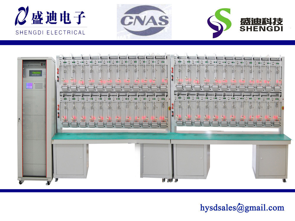 China Medidores calibrados da energia do banco 48 estáticos monofásicos do teste do medidor de HS-6103F energia ativa & reativa de 0,05% classes da precisão on sale