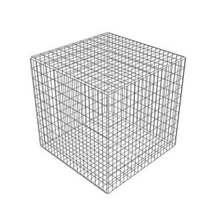 China 亜鉛は10x10cm 60g/M2によって溶接されたGabionワイヤー バスケットに塗った supplier