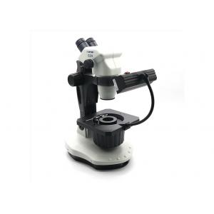 Oval Base Binocular Gem Microscope with Magnification of 10X - 67.5X