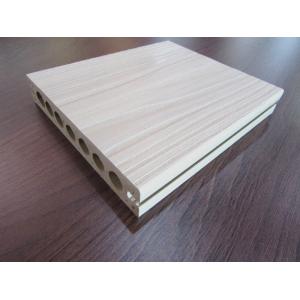 China Hollow Co-extrusion WPC Composite Decking Tiles Rotproof for Garden supplier