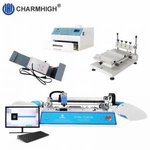 China Small SMT Production Line With Stencil Printer Pick And Place Machine Reflow Oven 420 supplier
