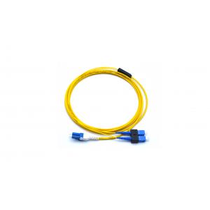 China SC-LC Singlemode Duplex Fiber Optic Cable / Connector / Jumper For Computer Network supplier