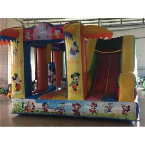 China PVC Tarpaulin 3 In 1 Inflatable Bouncer Combo Multi Color Widely Placed In Parks wholesale