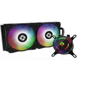 China 240mm ARGB Liquid CPU Cooler with 400mm Rubber Hose and PWM Fan 1800 RPM for LGA1700 & AM5 Sockets wholesale