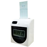 China Employee Attendance Digital Time Recorder Desktop Automatic Time Punch Card Machine on sale