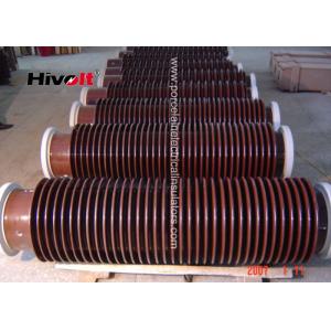 132KV Oil Type Transformers Hollow Core Insulator Without Flange 4700mm Creepage Distance