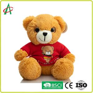 China 28cm T Shirt Plush Teddy Bear for Holiday Gift Baby Toys supplier