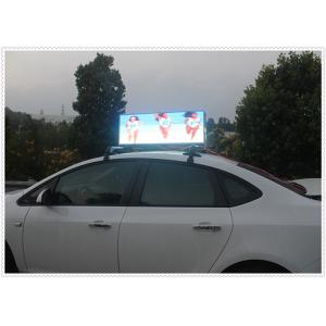 China DC-12V carVideo Multi Languages Accepted Car Led Sign Display Two Side 40000 Pixels/Sqm supplier
