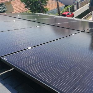 China High efficient mono photovoltaic half cut solar panels solar power module all black 390w solar panel wholesale