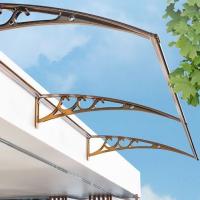 China 600mm White Awning Bracket The Perfect Fit for Polycarbonate Sail Material Door Canopy on sale