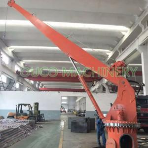 Marine Deck 3T Fixed Boom 9m CCS Hydraulic Jib Crane