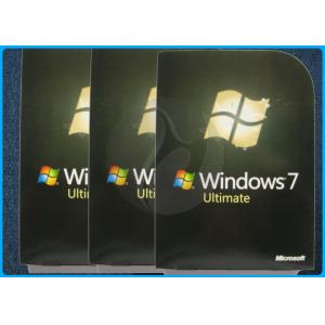 China Microsoft Windows 7 Ultimate  1 32  x 64 Bit DVD Microsoft windows softwares wholesale supplier